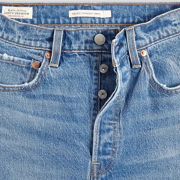 Levis Ribcage Ankle Straight Jeans - Picture 4 of 11